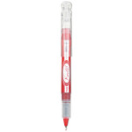 Pentel Finito! Porous Point Pen, Stick, Extra-Fine 0.4 mm, Red Ink, Red/Silver/Clear Barrel Product Image 