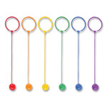 Champion Sports Swing Ball Set, 5.5" Diameter, Assorted Colors, 6/Set Product Image 