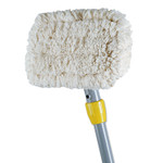 Rubbermaid Commercial Wall-Washer Kit, 9 x 5 White Cotton Head, 60" Gray Aluminum Handle Product Image 