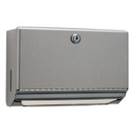 Bobrick Surface-Mounted Paper Towel Dispenser, 10.75 x 4 x 7.06, Stainless Steel Product Image 