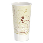 SOLO Double Sided Poly Paper Cold Cups, 21 oz, Symphony Design, 50/Pack, 20 Packs/Carton Product Image 
