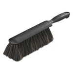 Carlisle Counter/Radiator Brush, Black Horsehair Blend Bristles, 8" Brush, 5" Black Handle Product Image 