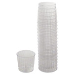 WNA Classicware Tumblers, Rocks Glass, 9 oz, Plastic, Clear, 16/Bag, 15 Bag/Carton Product Image 