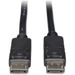 Tripp Lite Displayport Cable w/Latches, 15ft, Black (TRPP580015) Product Image 