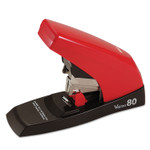 MAX Vaimo 80 Stapler, 80-Sheet Capacity, Red/Brown Product Image 