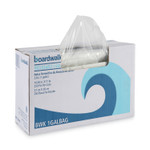 Boardwalk Reclosable Food Storage Bags, Gallon, 10.5" x 11", Clear, 250/Box Product Image 