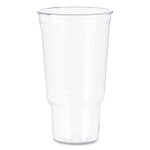 Dart Ultra Clear Pedestal PET Cups, 32 oz, Plastic, Clear, 25/Bag, 20 Bags/Carton Product Image 