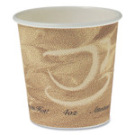 SOLO Single Sided Poly Paper Hot Cups, 4 oz, Mistique Design, 1,000/Carton Product Image 