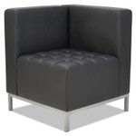 Alera QUB Series Corner Sectional, 26.38" x 26.38" x 30.5", Black Product Image 
