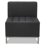 Alera QUB Series Armless L Sectional, Center Seat, 26.38" x 26.38" x 30.5", Black Product Image 