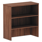 Alera Valencia Series Hutch, 3 Compartments, 34.13w x 15d x 35.38h, Modern Walnut Product Image 