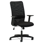 OIF Mesh High-Back Chair, Supports Up to 225 lb, 16" to 20.5" Seat Height, Black Product Image 