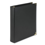 Samsill Classic Collection Ring Binder, 3 Rings, 1.5" Capacity, 11 x 8.5, Black Product Image 