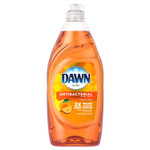 Dawn Ultra Antibacterial Dishwashing Liquid, Orange Scent, 28 oz Bottle, 8/Carton Product Image 