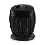 Alera Ceramic Heater, 1,500 W, 7.12 x 5.87 x 8.75, Black Product Image 