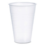 Dart High-Impact Polystyrene Cold Cups, 14 oz, Plastic, Translucent, 50/Sleeve. 20 Sleeves/Carton Product Image 