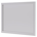 HON BL Series Frosted Glass Modesty Panel, 39.5w x 0.13d x 27.25h, Silver/Frosted Product Image 