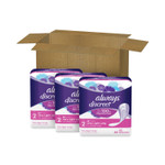 Always Discreet Incontinence Liners, Very Light Absorbency, Long, 44/Pack, 3 Packs/Carton Product Image 