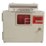 Covidien In-Room Locking Wall Mount Sharps Container Cabinet System, 5 qt, ABS Plastic, Beige Product Image 
