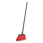 O-Cedar Commercial MaxiStrong Angle Broom, 56" Handle, Black, 6/Carton Product Image 