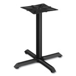 Alera Hospitality Series Single-Column Bases, 27.5" Diameter, 28.5"h, 300 lb Cap, Steel, Black Product Image 