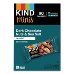 KIND Minis, Dark Chocolate Nuts/Sea Salt, 0.7 oz, 10/Pack Product Image 