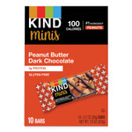 KIND Minis, Peanut Butter Dark Chocolate, 0.7 oz, 10/Pack Product Image 