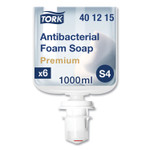 Tork Premium Antibacterial Foam Soap Refill, Unscented, 1 L, 6/Carton Product Image 