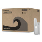 Boardwalk Souffle/Portion Cups, 1 oz, Plastic, Clear, 125/Sleeves, 20 Sleeves/Carton Product Image 