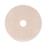 Boardwalk Natural Hog Hair Burnishing Floor Pads, 20" Diameter, Tan, 5/Carton Product Image 