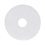 Boardwalk Polishing Floor Pads, 13" Diameter, White, 5/Carton Product Image 