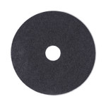 Boardwalk Stripping Floor Pads, 18" Diameter, Black, 5/Carton Product Image 