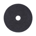 Boardwalk Stripping Floor Pads, 19" Diameter, Black, 5/Carton Product Image 