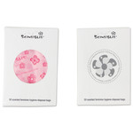 HOSPECO Scensibles Personal Disposal Bags, 3.38" x 2" x 9.75", Pink, 50 Bags/Box, 24 Boxes/Carton Product Image 