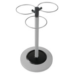 Alba Flower Umbrella Stand, 13.75w x 13.75d x 25.5h, Black/Silver Product Image 