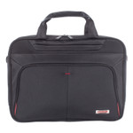 Swiss Mobility Purpose Executive Briefcase, Fits Devices Up to 15.6", Nylon, 3.5 x 3.5 x 12, Black Product Image 
