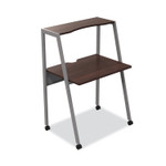 Linea Italia Kompass Flexible Home/Office Desk, 33" x 23.4" x 48", Mocha Product Image 