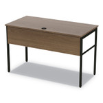 Linea Italia Urban Series Desk Workstation, 47.25" x 23.75" x 29.5", Natural Walnut Product Image 