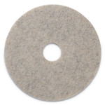Combo Burnishing Pads, 19" Diameter, Tan, 5/carton (AMF402019) Product Image 