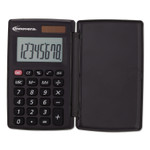 Innovera 15921 Pocket Calculator with Hard Shell Flip Cover, 8-Digit LCD Product Image 