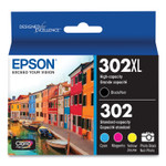 Epson T302XL-BCS (T302XL) Claria High-Yield Ink, Cyan/Magenta/Photo Black/Yellow Product Image 