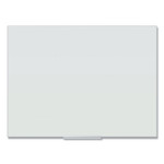 U Brands Floating Glass Ghost Grid Dry Erase Board, 48" x 36" (Actual Size: 47" x 35"), White Surface Product Image 
