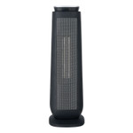 Alera Ceramic Heater Tower with Remote Control, 1,500 W, 7.17 x 7.17 x 22.95, Black Product Image 
