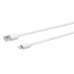 Innovera USB Apple Lightning Cable, 3 ft, White Product Image 
