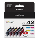 Canon 6385B010 (CLI-42) ChromaLife100+ Ink, Cyan/Magenta/Photo Cyan/Photo Magenta/Yellow Product Image 