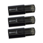 Innovera USB 3.0 Flash Drive, 32 GB, 3/Pack (IVR82332) View Product Image