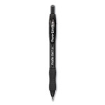 Paper Mate Profile Gel Pen, Retractable, Fine 0.5 mm, Black Ink, Translucent Black Barrel, Dozen Product Image 