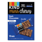 KIND Minis Chewy, Dark Chocolate, 0.81 oz,10/Pack Product Image 