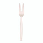 Eco-Products Cutlery for Cutlerease Dispensing System, Fork, Plastic, White, 960/Carton Product Image 