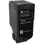 Lexmark Unison Original High Yield Laser Toner Cartridge - Yellow - 1 Each - (LEX84C1HY0) Product Image 